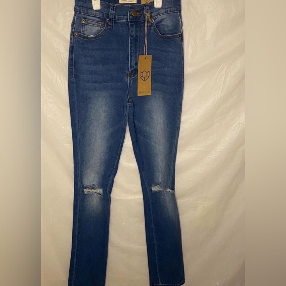 Blue Turtle Skinny Jeans Size 1